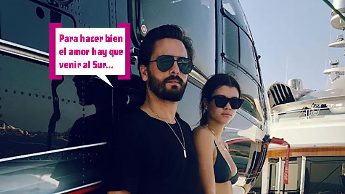 Scott Disick y Sofia Richie se vienen al sur ¿para hacer el amor?