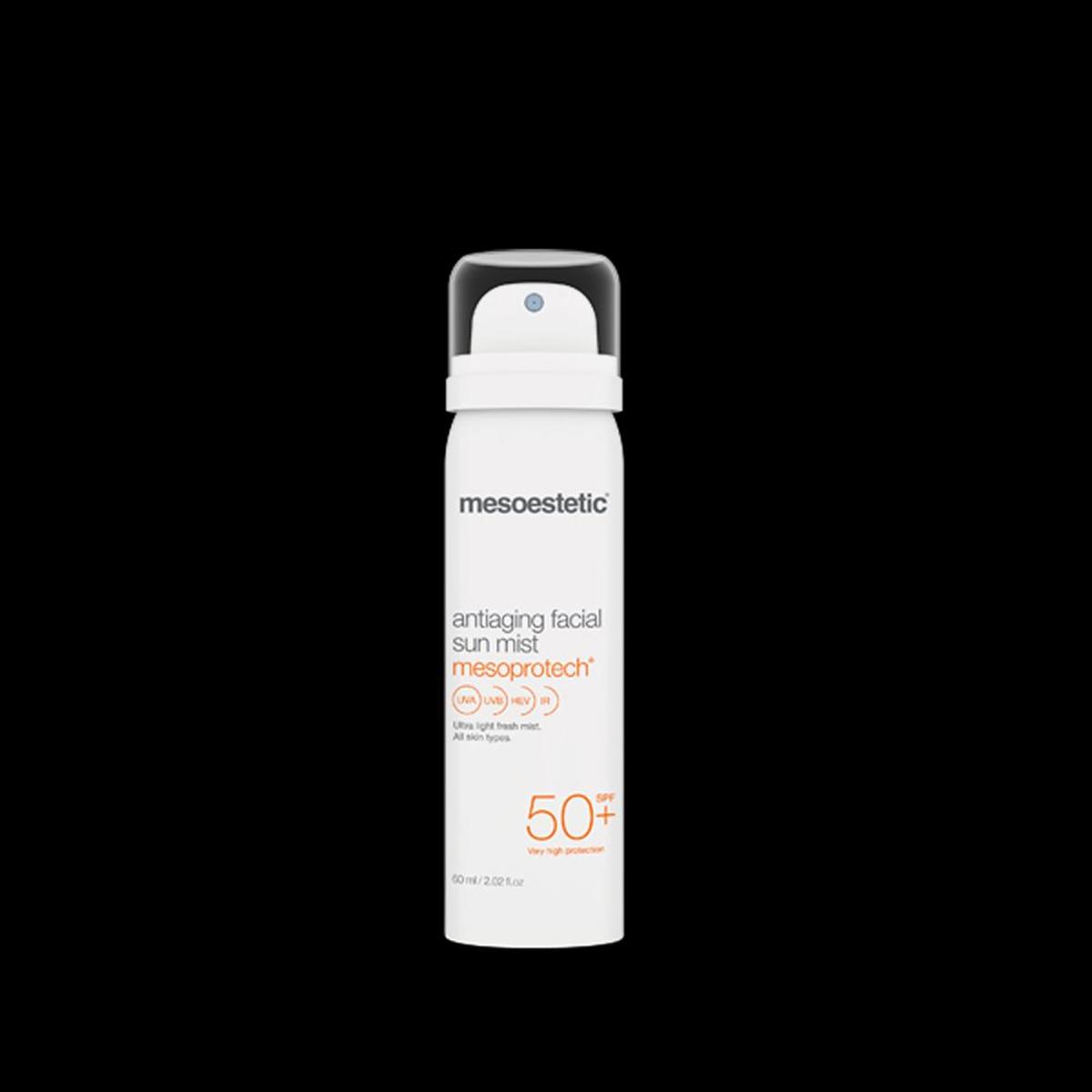 Antiaging facial 'sun mist' Mesoprotech, de Mesoestetic