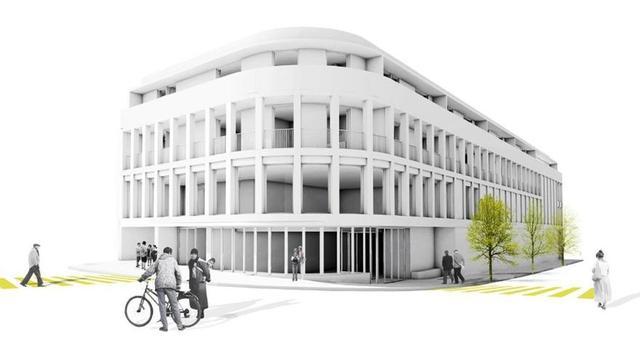 La recreación del futuro edificio municipal en Sisalde. | FDV