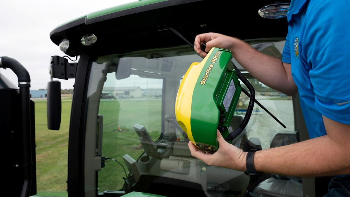 Un agricultor en el campo.