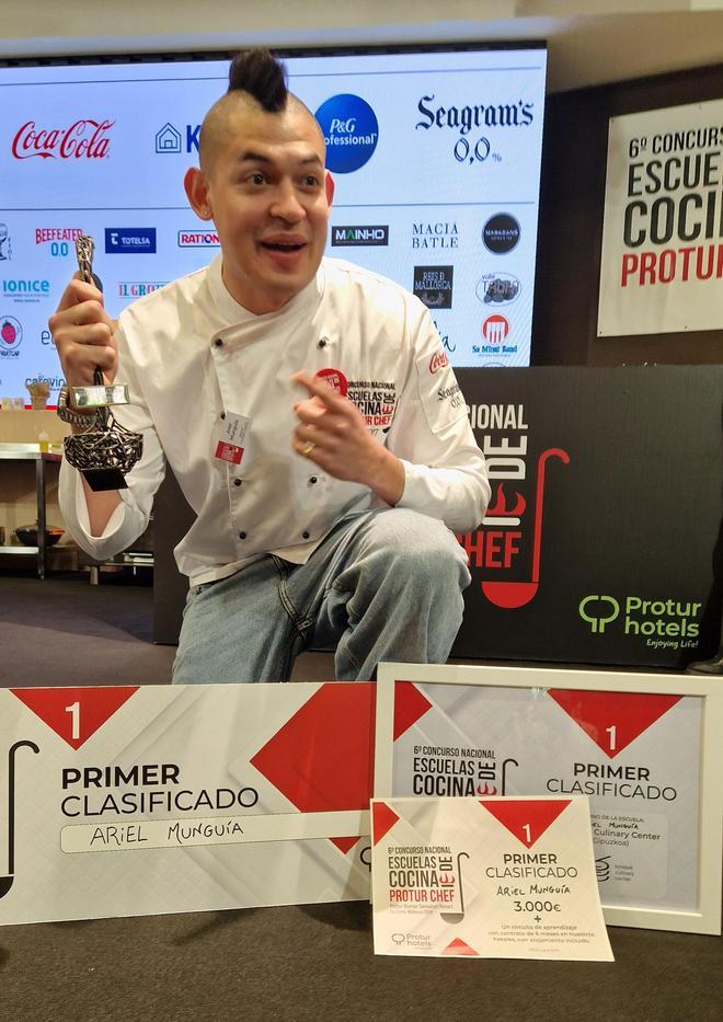 Ariel Munguía, ganador de la sexta edición de Protur Chef
