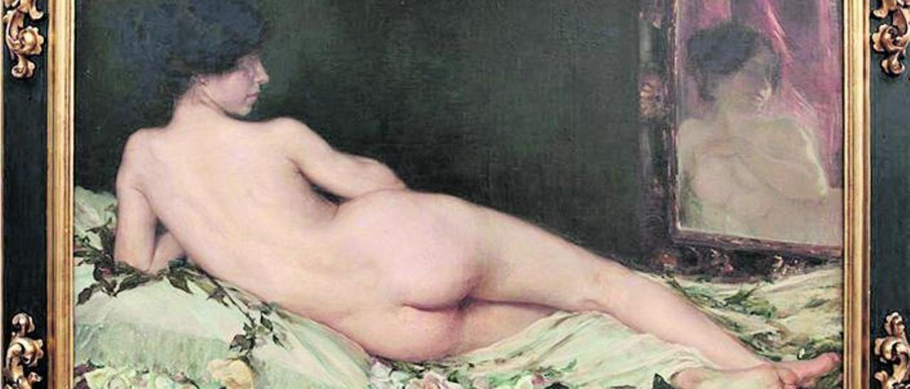 ‘Desnudo de mujer’ fue quizá su pintura más aclamada, pero también la más controvertida. Sin estudios de anatomía, se interpretó como un autorretrato y, por tanto, como una obscena provocación.