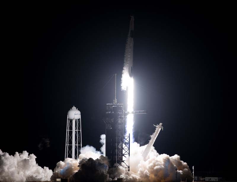 El despegue de una histórica misión rumbo a la Estación Espacial Internacional