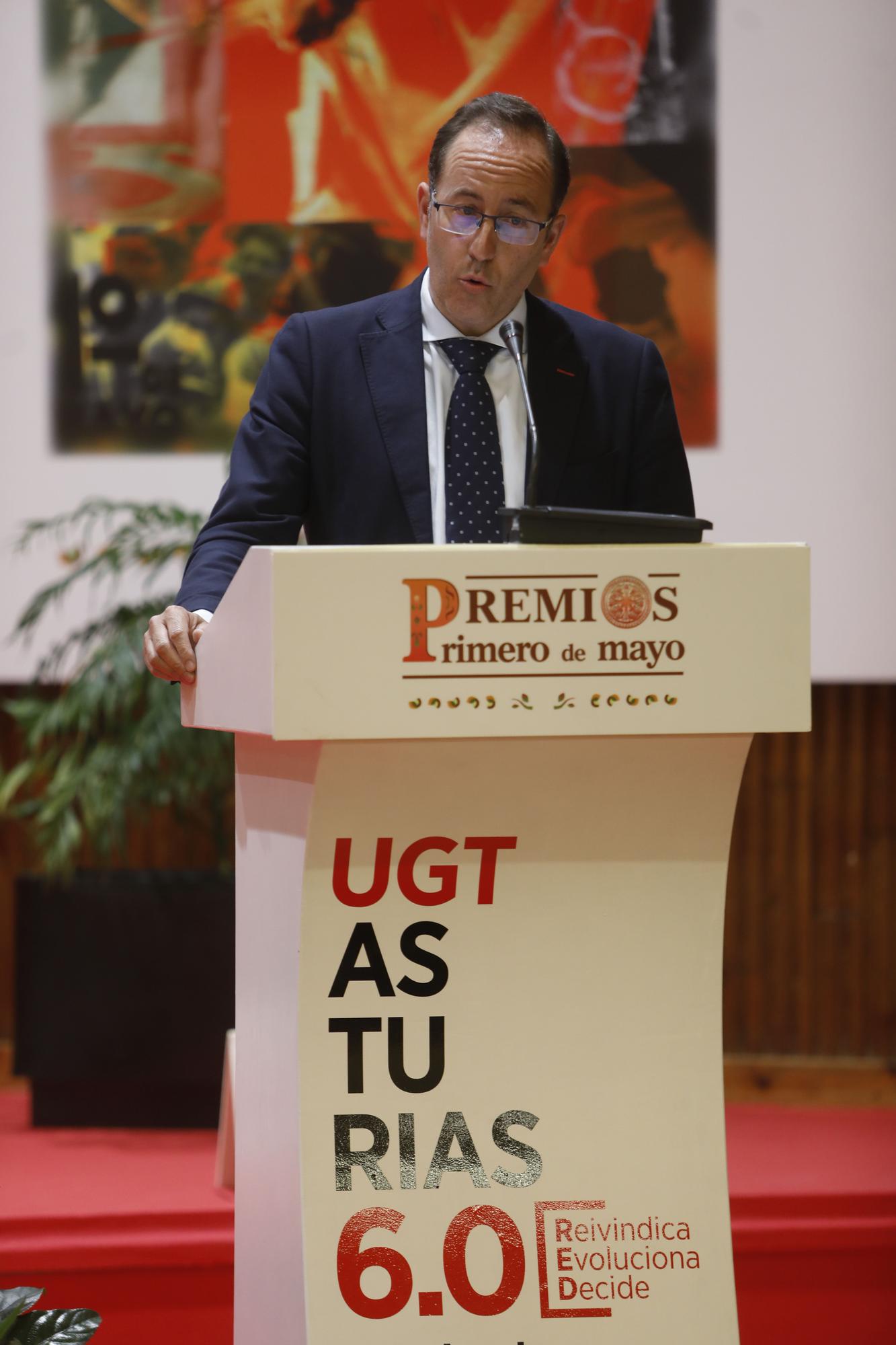 EN IMÁGENES: UGT Asturias entrega de sus premios del Primero de Mayo