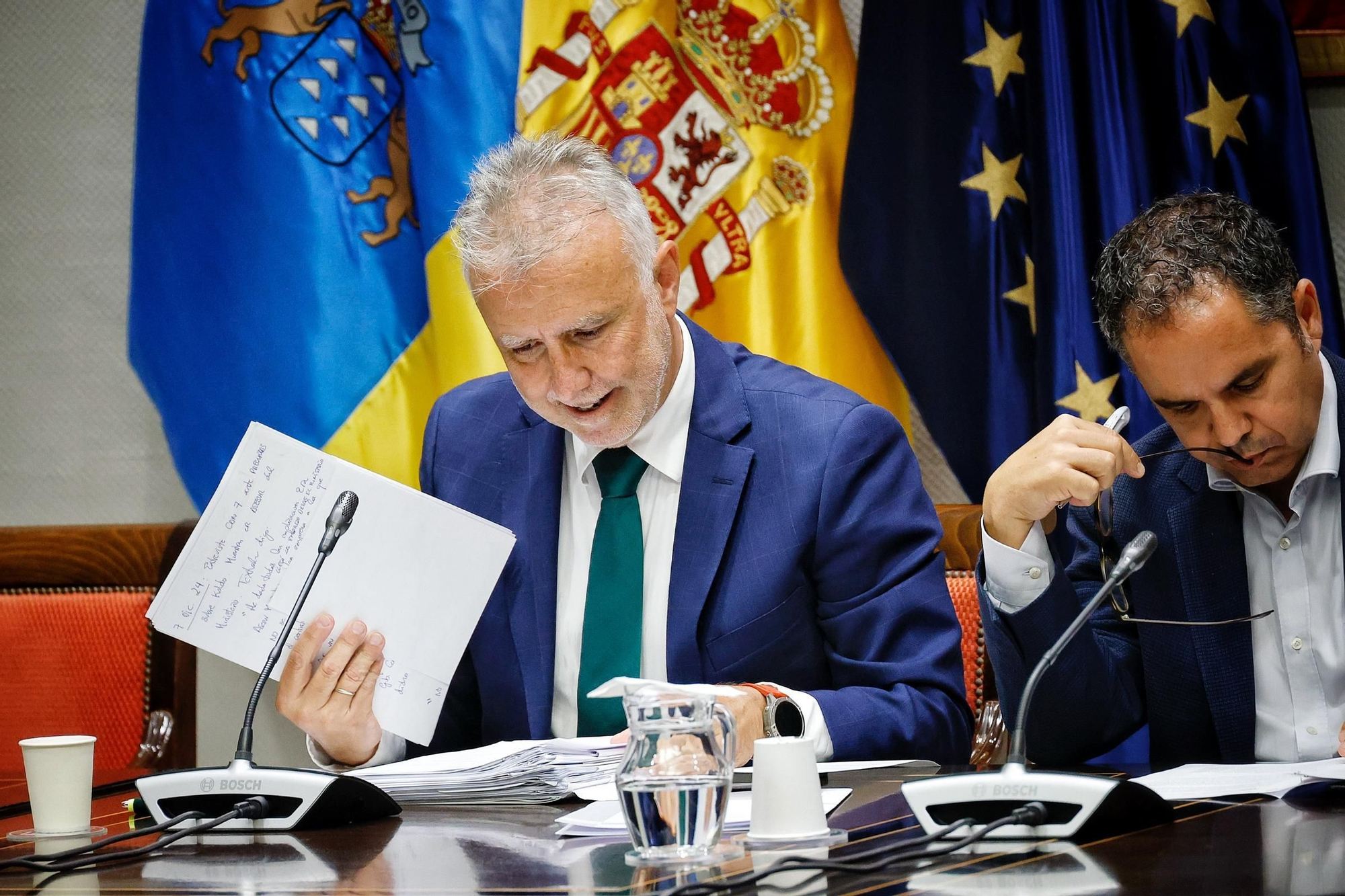 Comparecencia de Ángel Víctor Torres en el Parlamento de Canarias