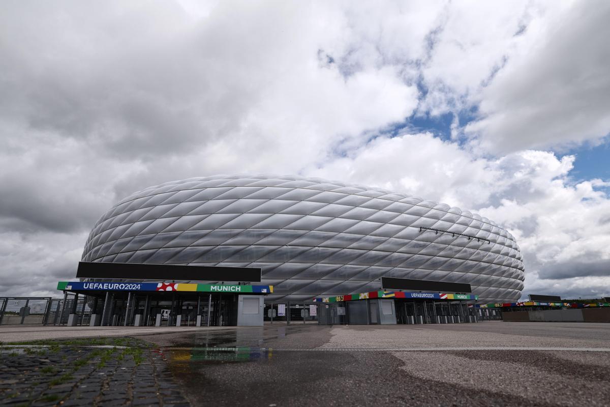 El estadio Allianz Arena de Múnich.