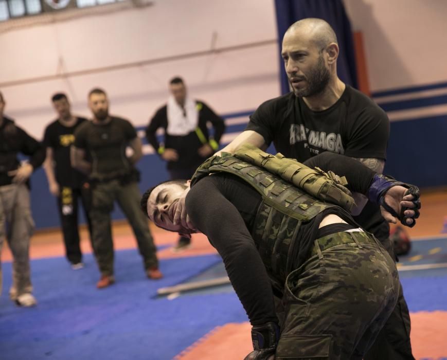 La Tenderina, en Oviedo, practica el Krav Maga