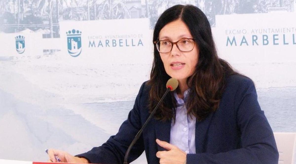 La portavoz del PSOE en Marbella, Isabel Pérez.