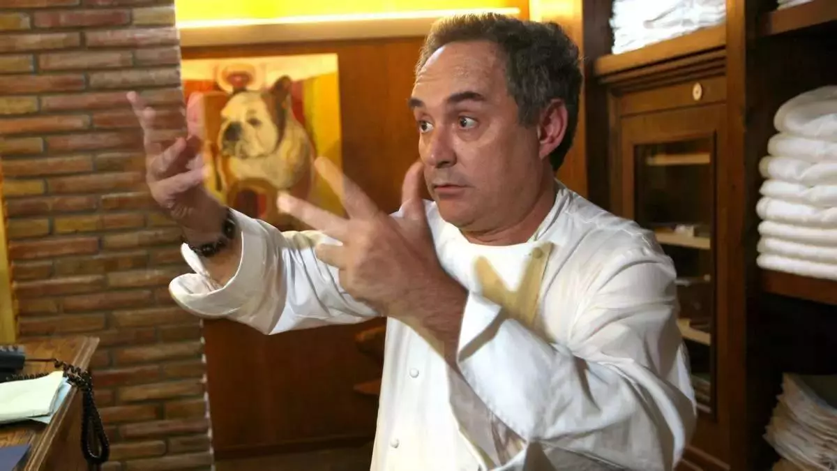 Ferran Adrià, chef, en Zaragoza: "Para que me cobren 70 euros en un restaurante y me sirva un robot, me quedo en casa"