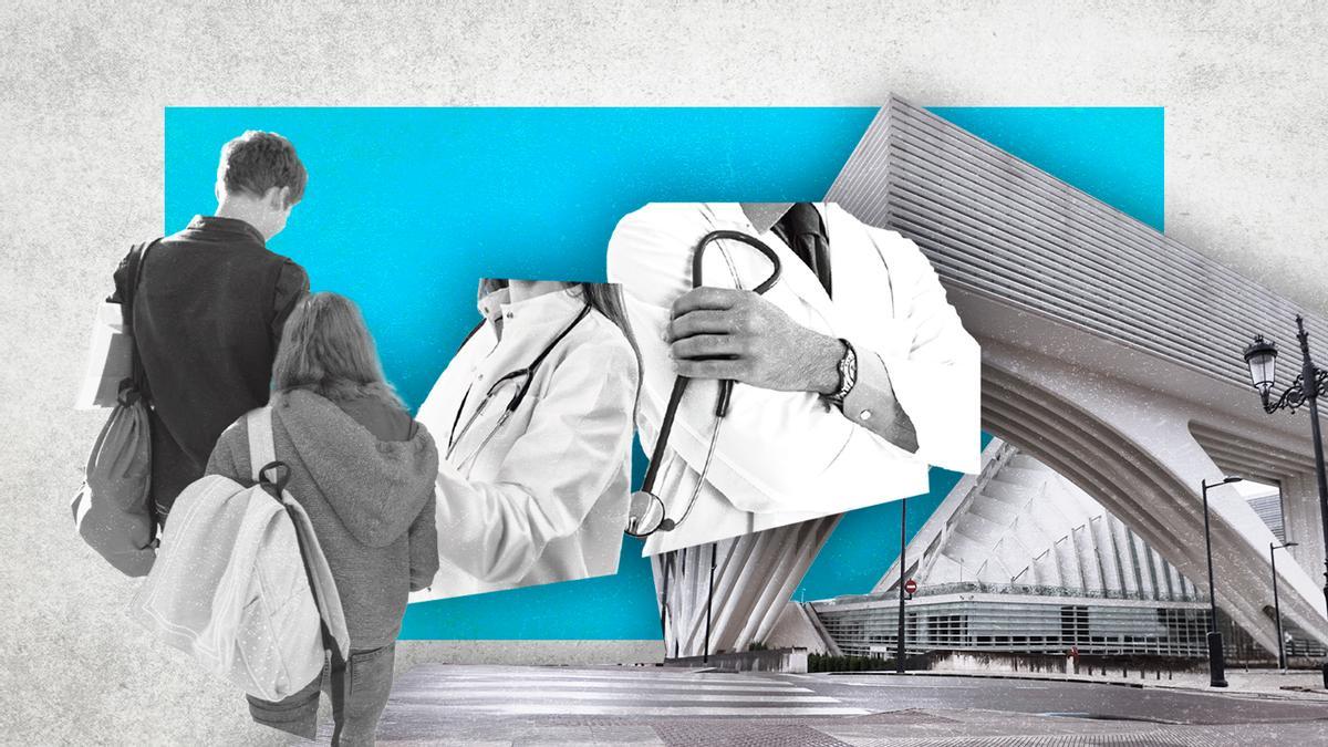 La indignación de los estudiantes de la Universidad de Oviedo ante la llegada de las privadas: "En los hospitales de Asturias no sobran plazas de prácticas"