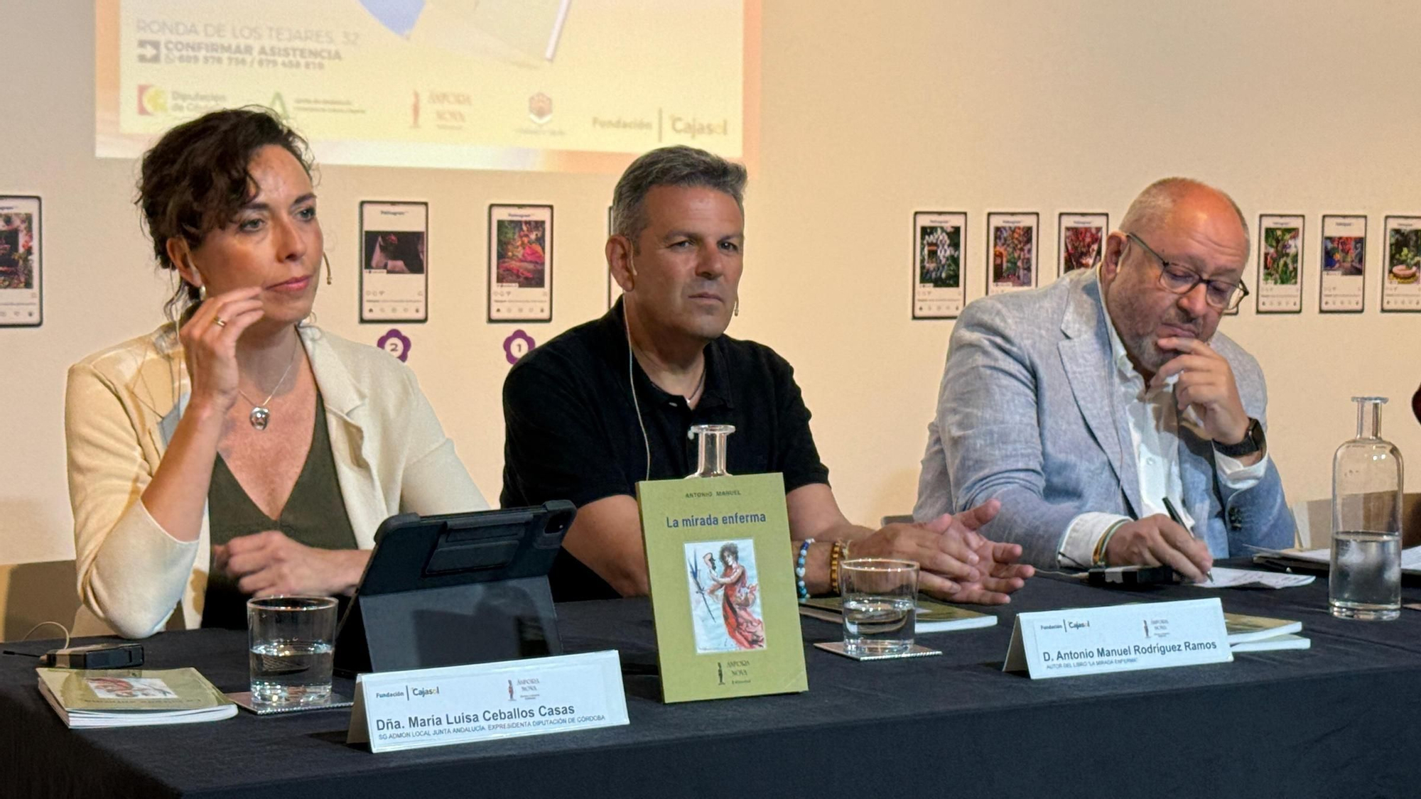 Presentación de 'La mirada enferma', el nuevo libro del escritor y profesor de Derecho de la UCO Antonio Manuel Rodríguez Ramos