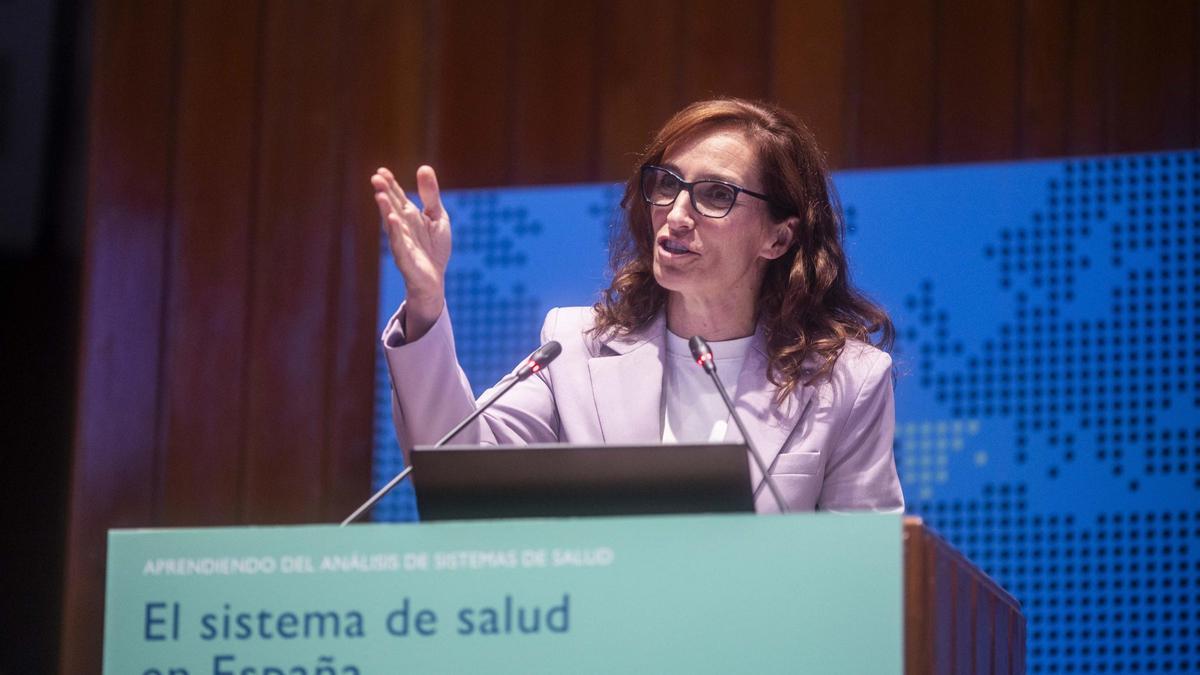 La ministra de Sanidad, en la jornada