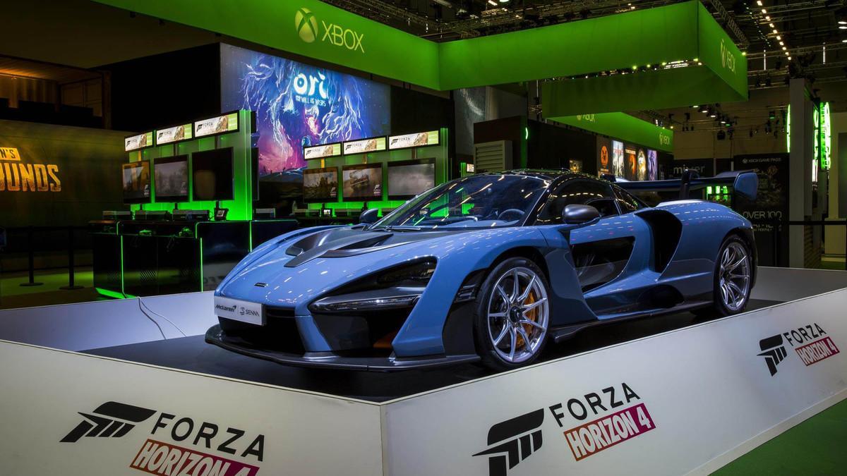 McLaren Senna expuesto en la Gamescom.