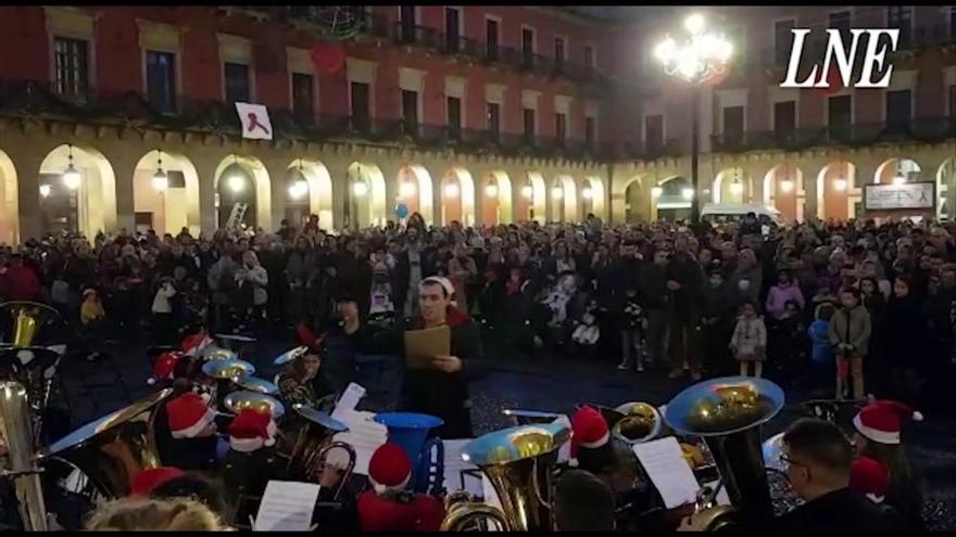 Concierto de encendido de luces en Gijón