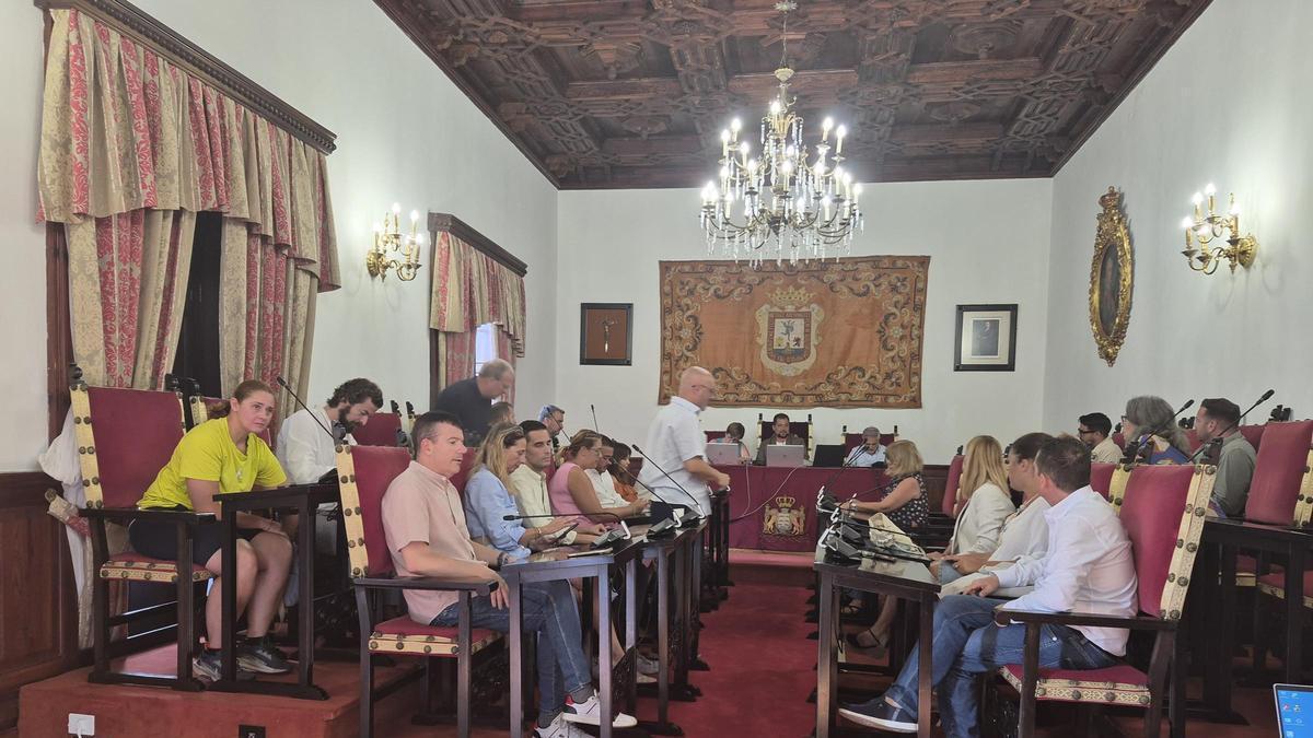 Un momento del pleno de este martes.