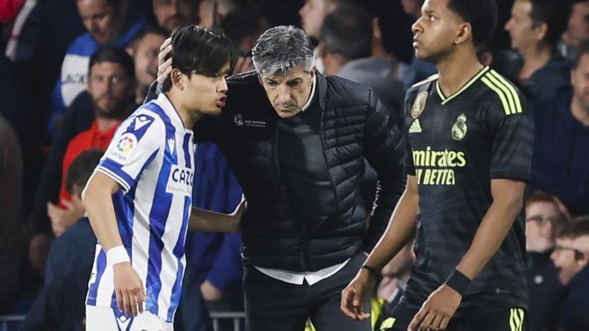 El entrenador de la Real Sociedad, Imanol Alguacil.