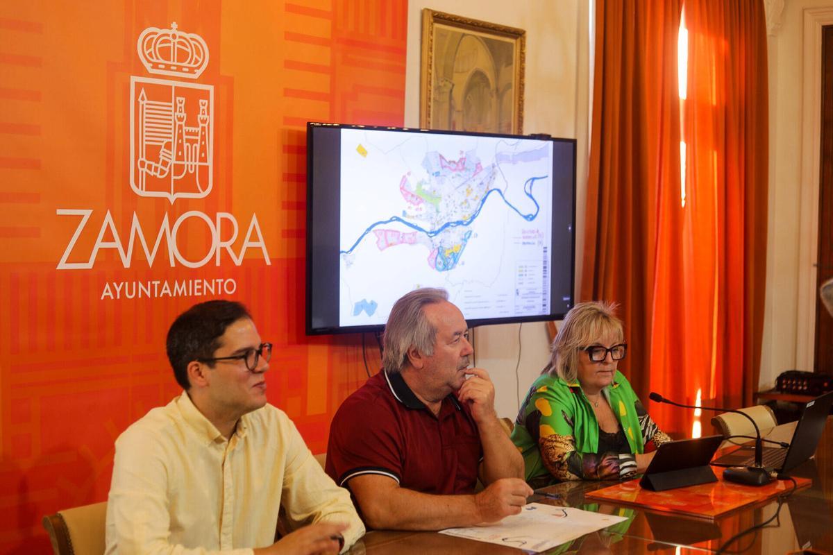 Zamora. Rueda de prensa sobre modificación del Plan General de Ordenación Urbana, PGOU