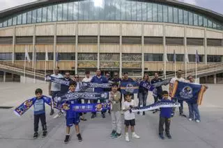 El Palacio de los Deportes hace afición para el Alimerka Oviedo Baloncesto: "Hay que empujar al play-off"