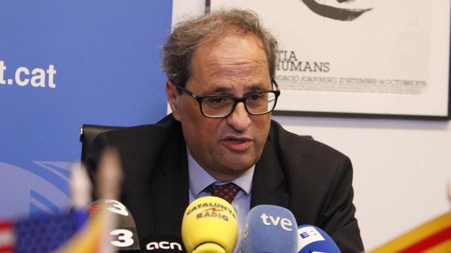 El president de la Generalitat, Quim Torra, a Washington.