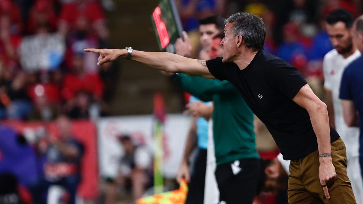 Luis Enrique, entrenador de la selección