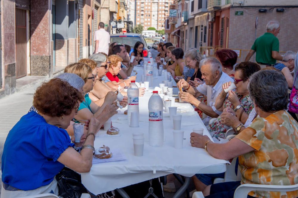 Acto en la clavaría de los Ángeles de Mislata.