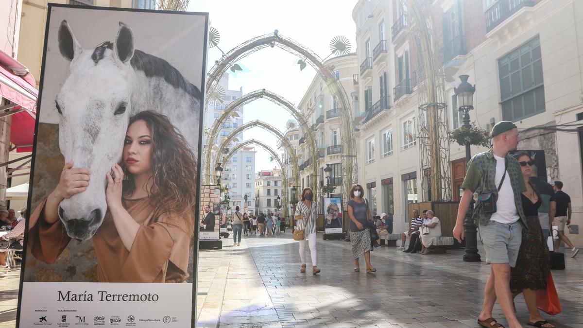 Fotos de la exposición 'Out Flamenco' de la calle Larios