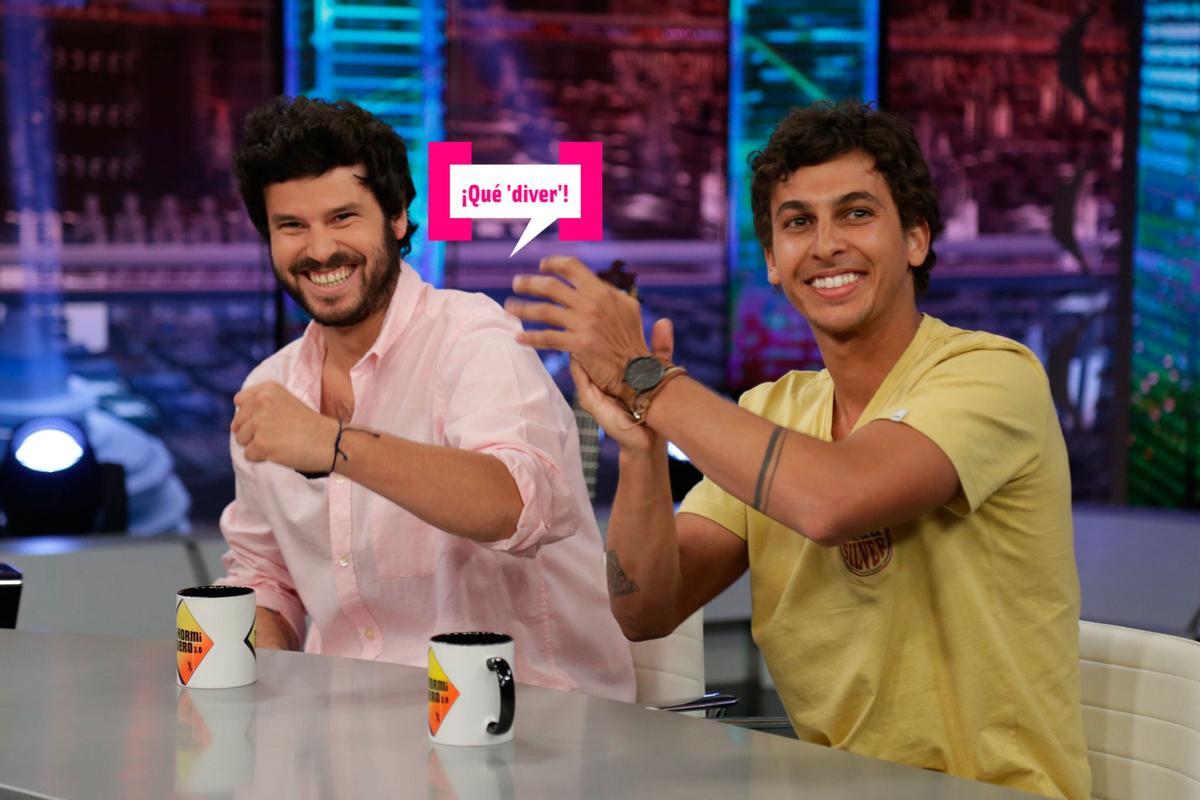 Willy Bárcenas y Antón Carreño, de Taburete, en 'El Hormiguero'.