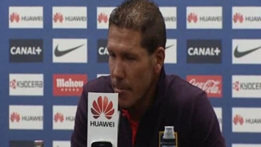 Simeone: &quot;El horario de las 23 horas es una falta de respeto a la gente&quot;