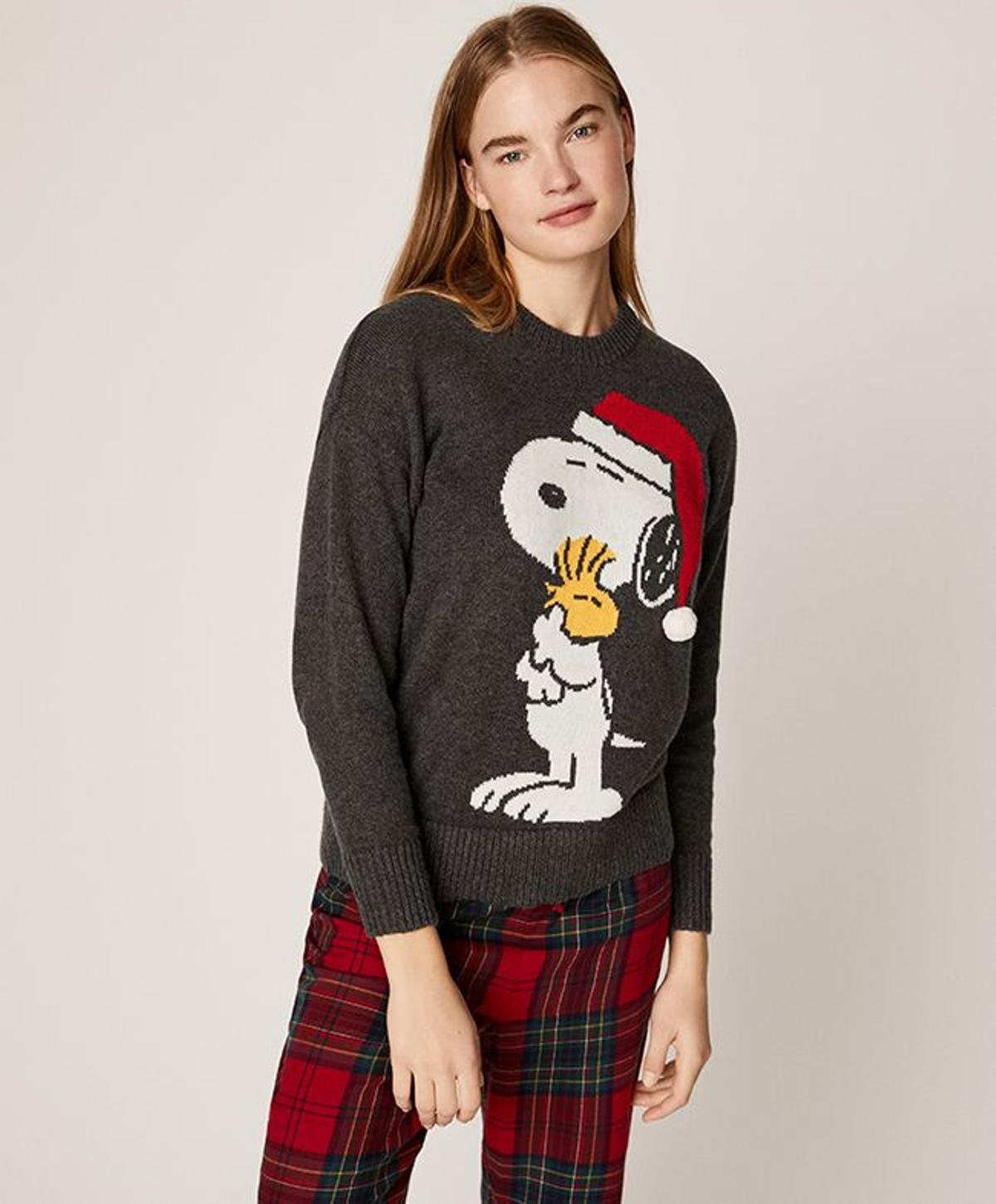 Jersey Snoopy Navidad de Oysho