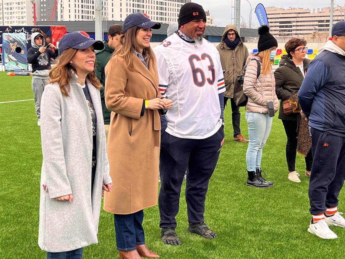 Acto celebrado en la Comunidad de Madrid por los Chicago Bears, equipo que escogió España como zona de expansión.