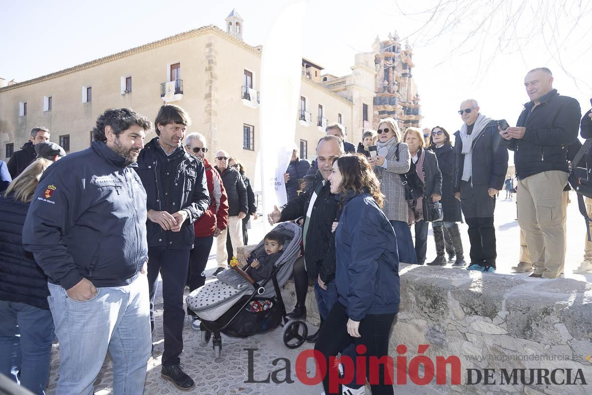 Así ha sido la visita de Isabel Díaz Ayuso a Caravaca de la Cruz