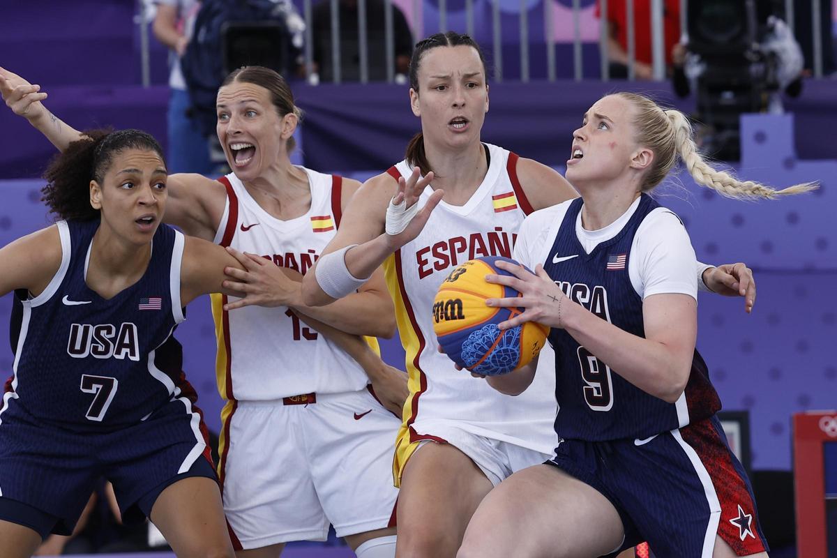 Baloncesto 3x3: España-Estados Unidos.