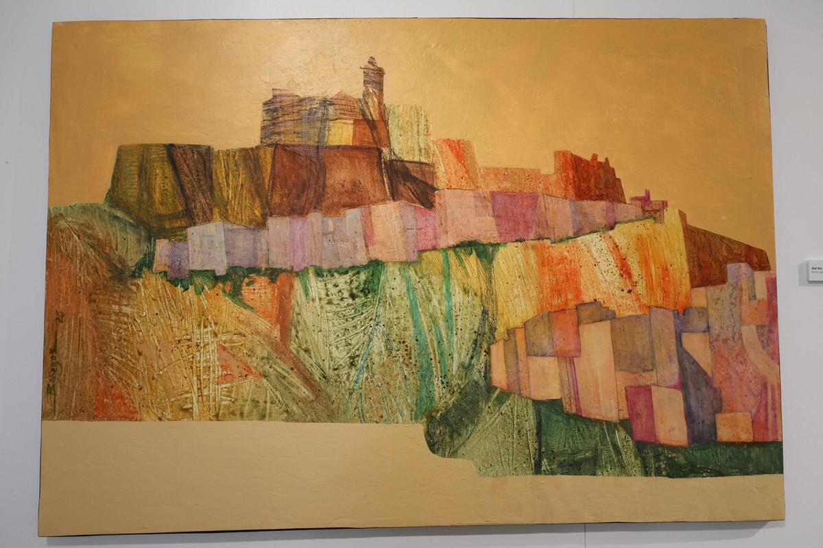 Pintura de Dalt Vila de Banegas.