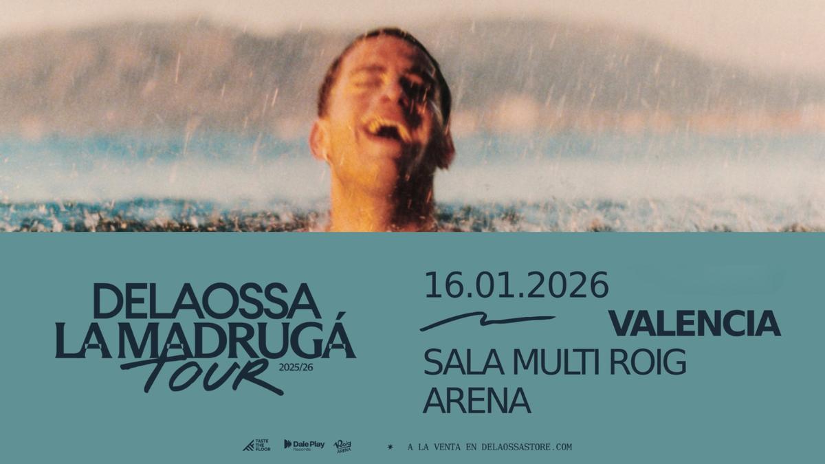 Delaossa llega a València para presentar su disco 'La madrugá' en la sala Multi del Roig Arena.