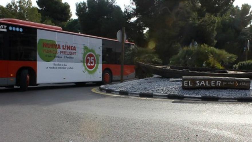 La línea 25 de la EMT, rumbo a las pedanías del sur