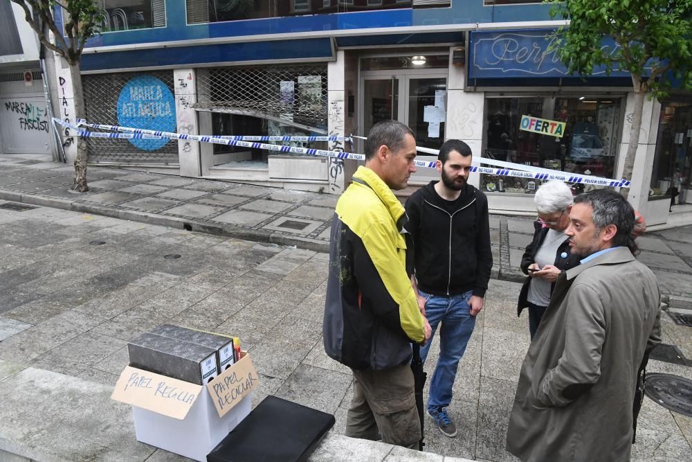 El alcalde y concejales de Marea visitan su sede