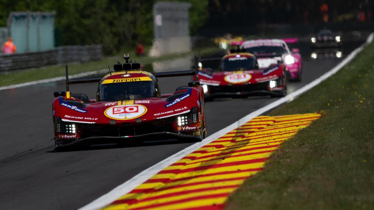 Miguel Molina, al mando en los libres para las 6 Horas de Spa con Ferrari