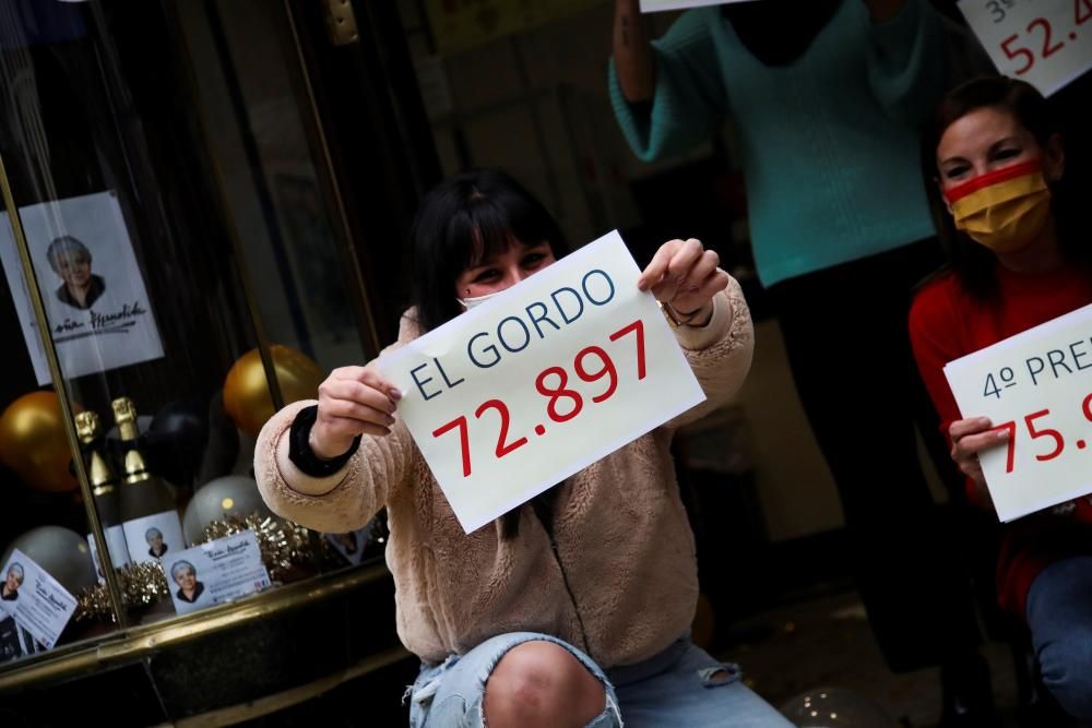 El 72.897, el Gordo de Navidad, vendido en Doña ...