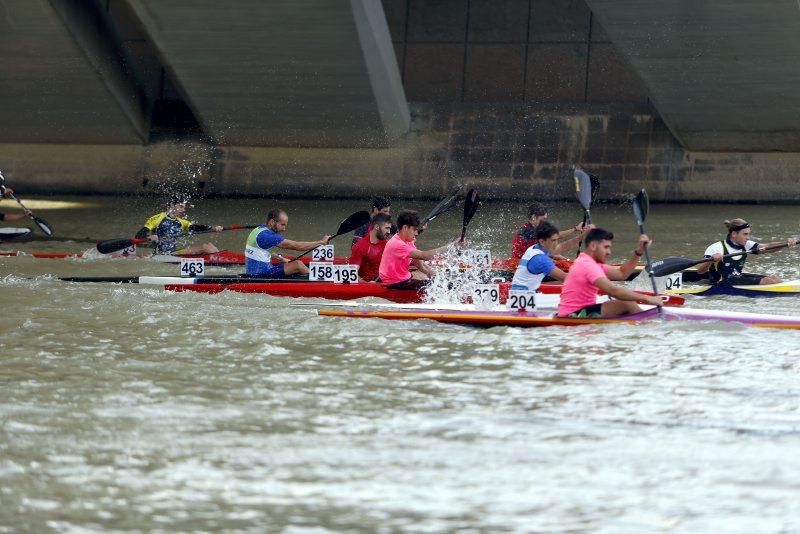 Campeonato de regatas en el Ebro