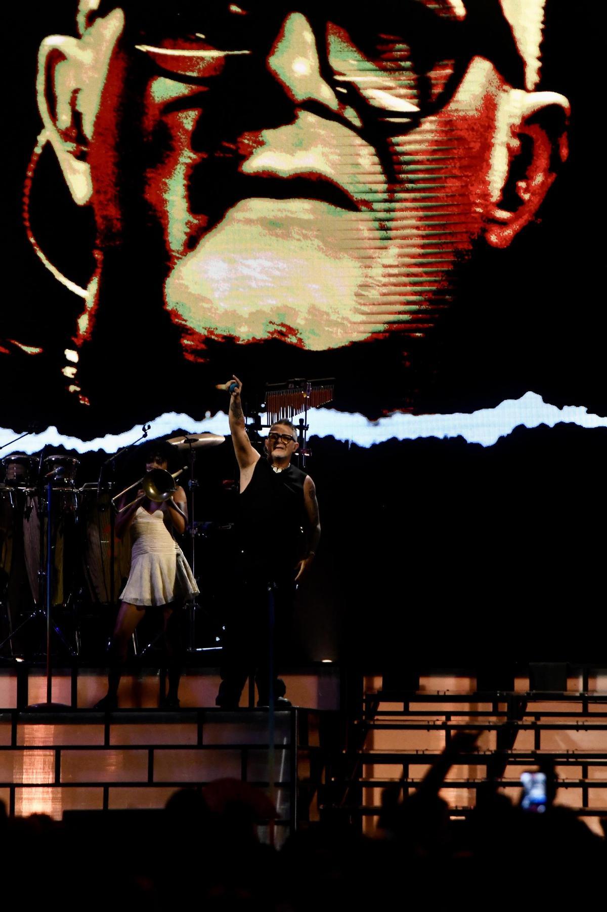 El primer concierto de Alejandro Sanz en Murcia, en imágenes El primer concierto de Alejandro Sanz en Murcia, en imágenes