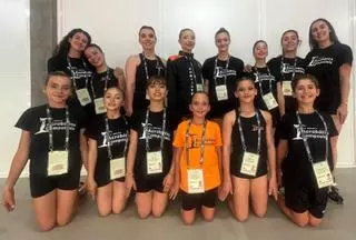 Tres medallas para el Ximnasia Rítmica Compostela en el Campeonato de España