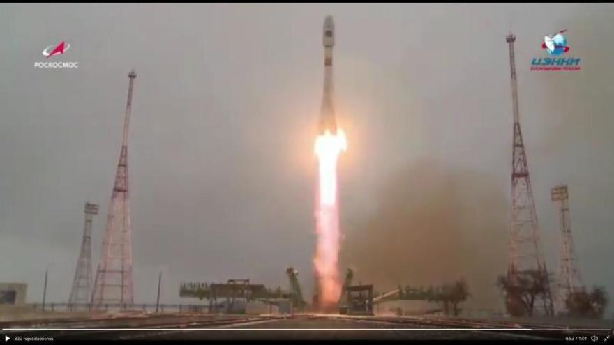 Lanzamiento de una Soyuz desde Baikonur el pasado 28 de febrero. / GK Launch