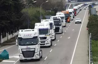 Temor en las empresas aragonesas ante los efectos del nuevo paro del transporte