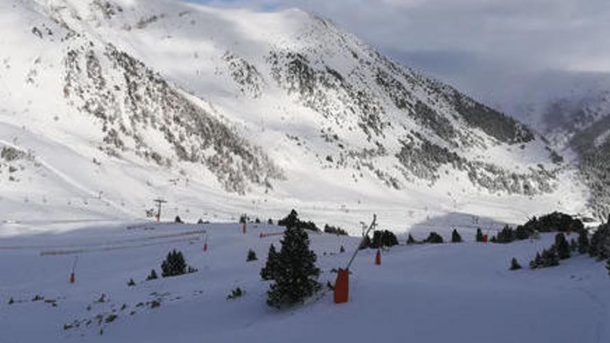 Imatge de l&#039;estació d&#039;esquí de Vallter 2000.