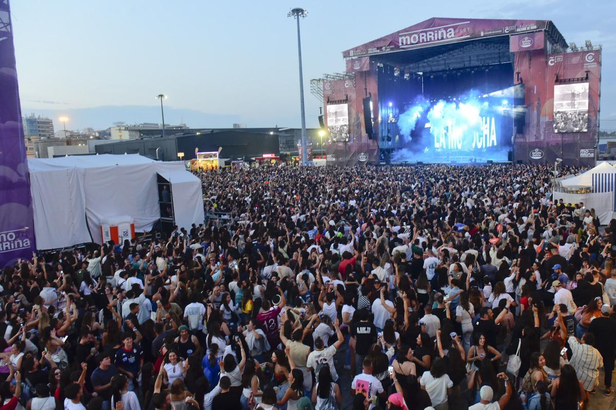 Público asistente a la primera jornada del Morriña Fest 2026.