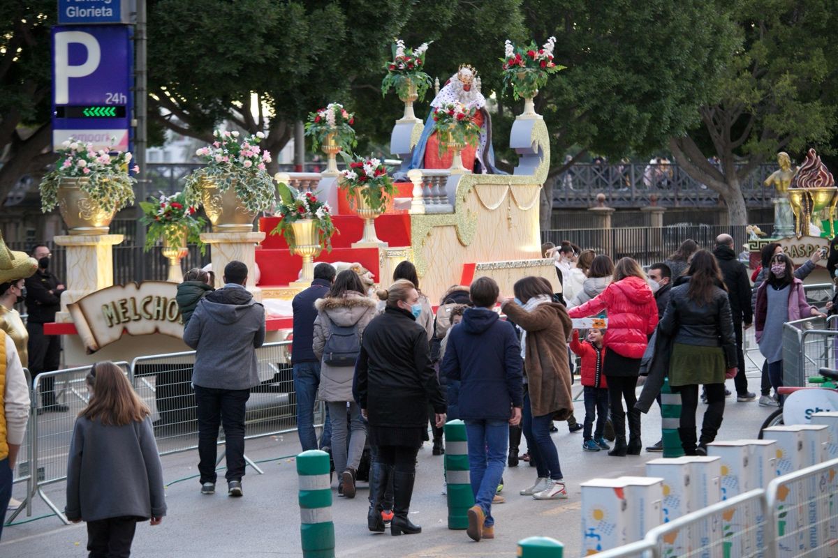 Cabalgata estática de los Reyes Magos en Murcia