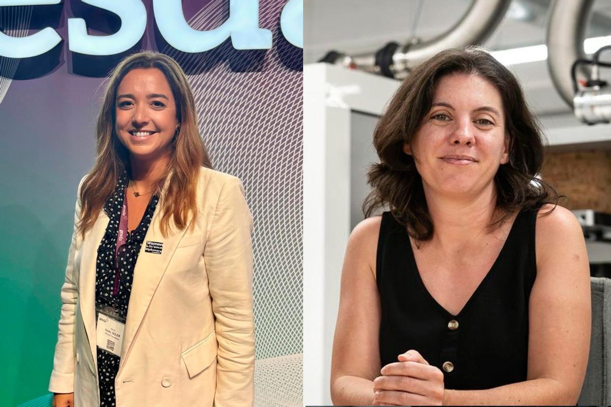 Marga Gual y Marta Pascual.