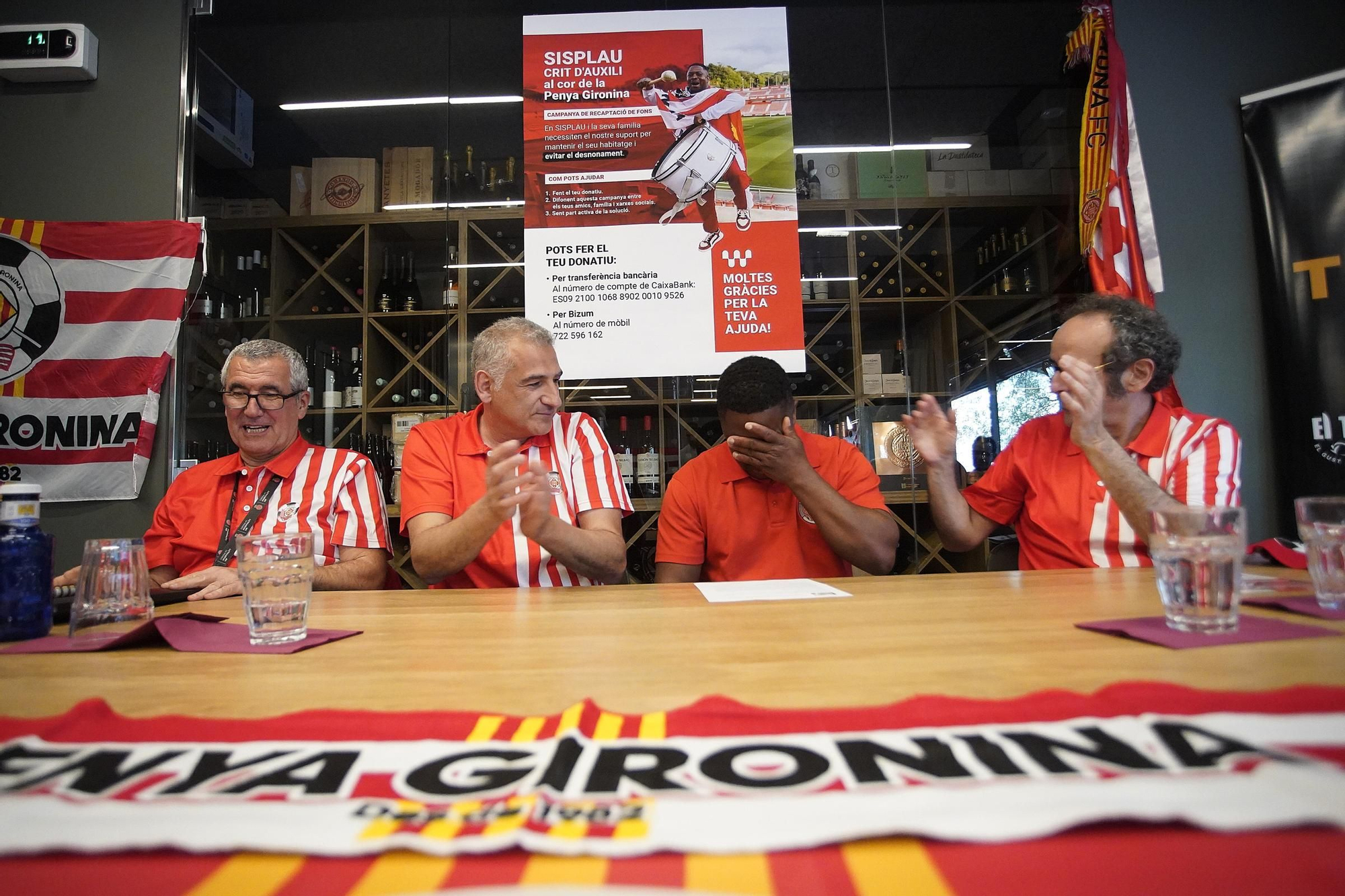 Les fotos de la presentació de la campanya de mecenatge per ajudar en Sisplau