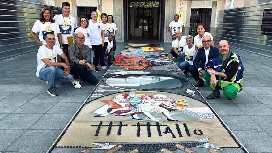 Una alfombra de Bueu para Maruja Mallo en Madrid