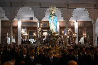 Así ha sido la procesión de La Purísima por las calles de Torrevieja